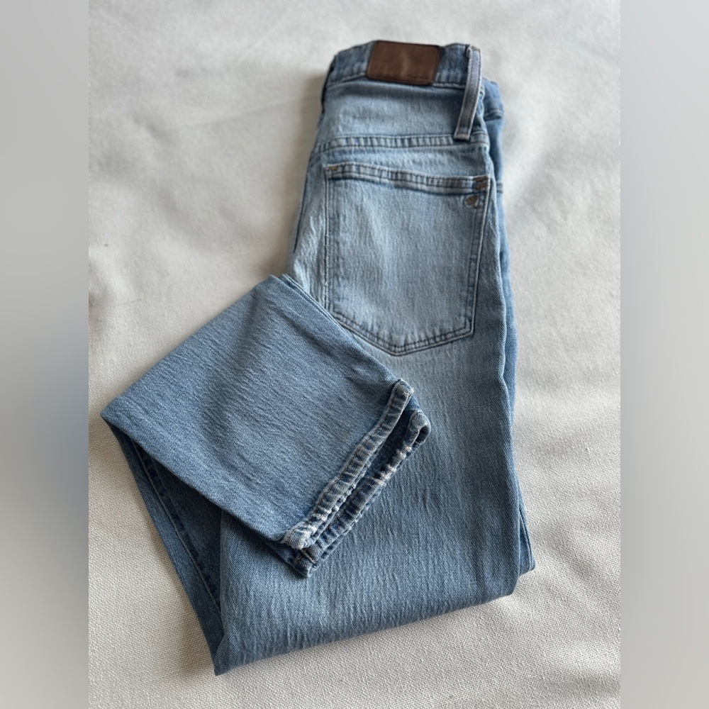 MADEWELL 90’s Straight Leg High Waisted Rigid Jeans |Womens 24